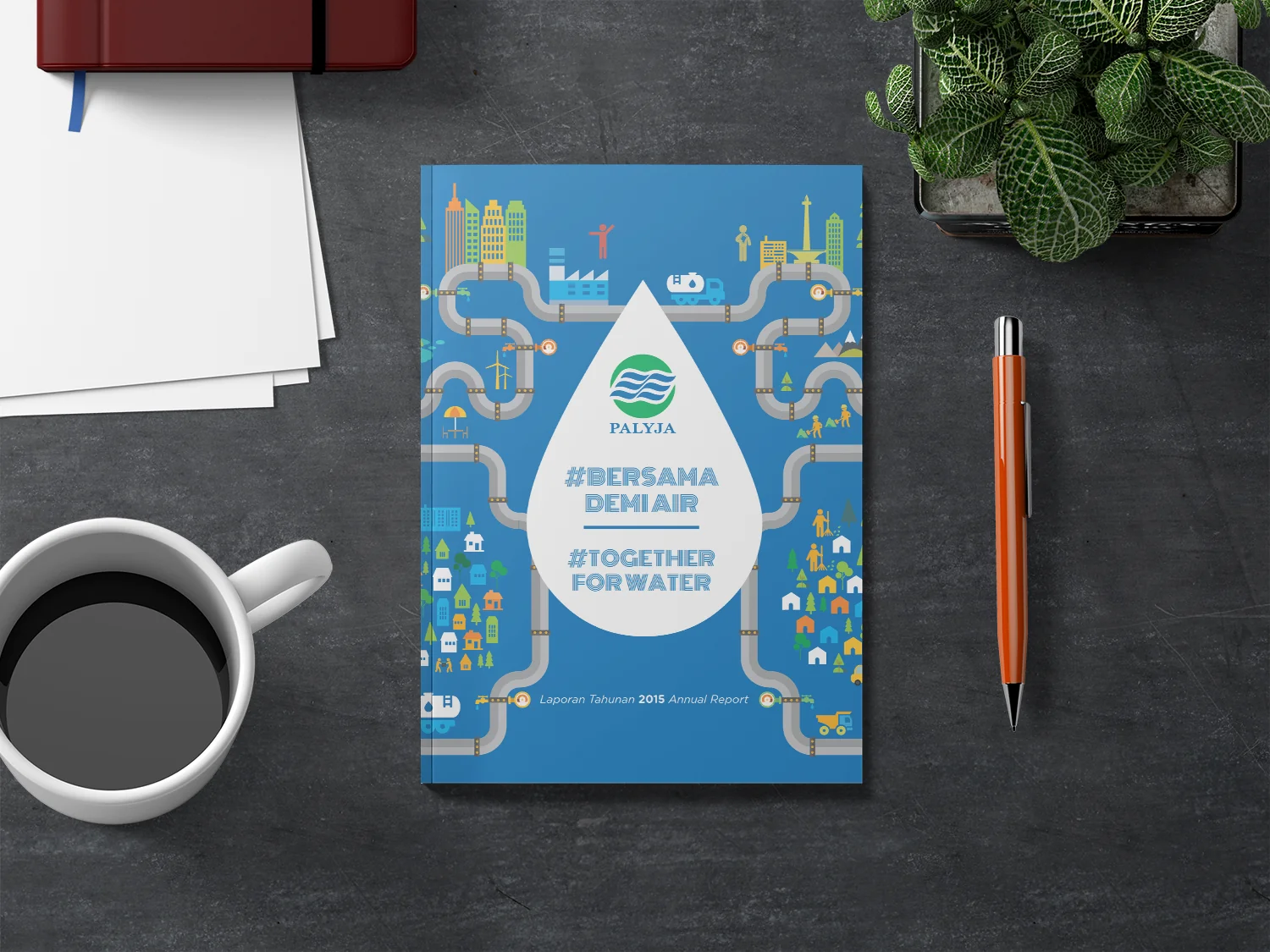 Corporate reporting spread by Creative Faith
