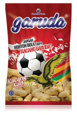 Selected Kacang Garuda packaging work by Creative Faith