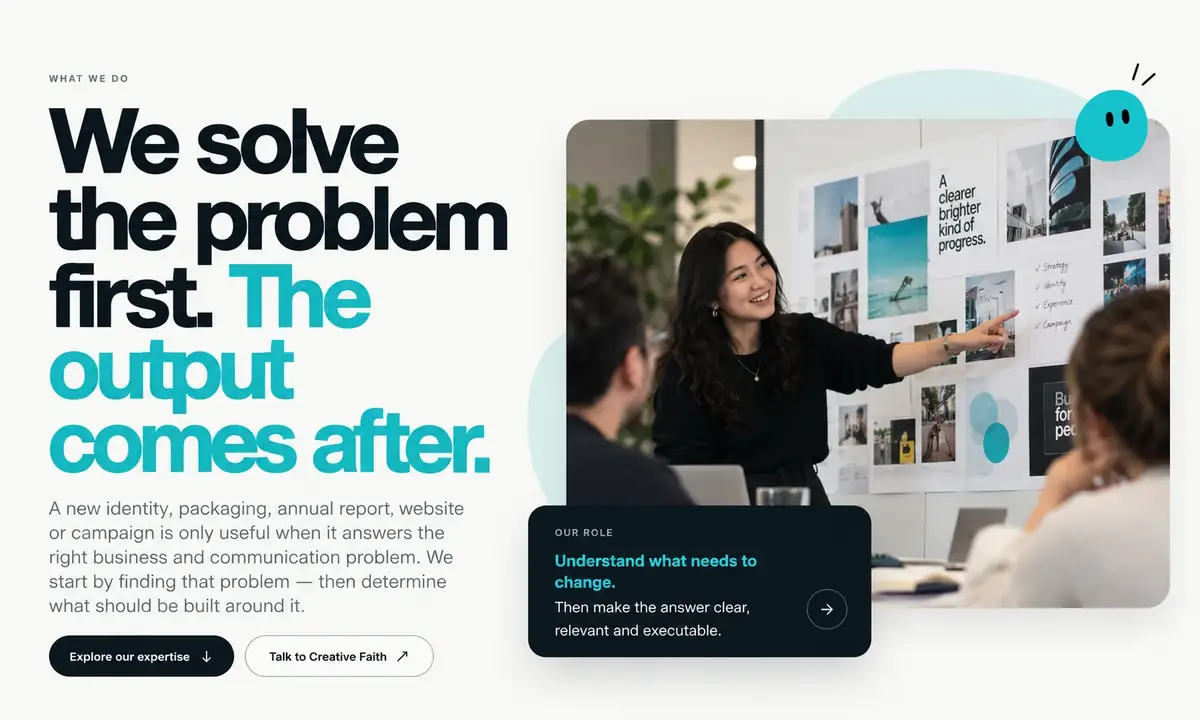 Creative Faith strategic expertise